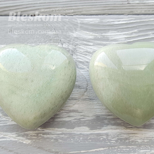Авантюрин серце, натуральне 2-565