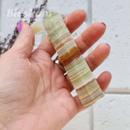 Оникс обелиск,  натуральный 2-567