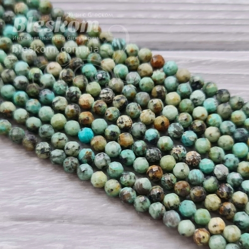 Бирюза граненая, натуральная К2967