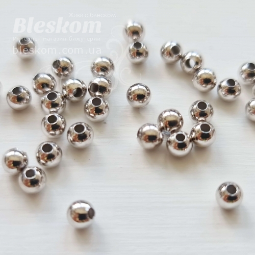 Намистина кругла, 925 проба, паковання 925-326