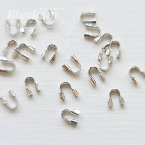 Затискач, Протектор, отвір 1мм, нержавійка, паковання 30315