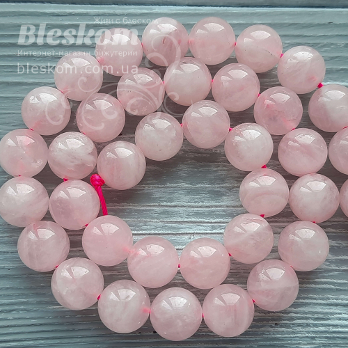 Рожевий кварц, круглий, Мадагаскар, люкс, натуральний К6031