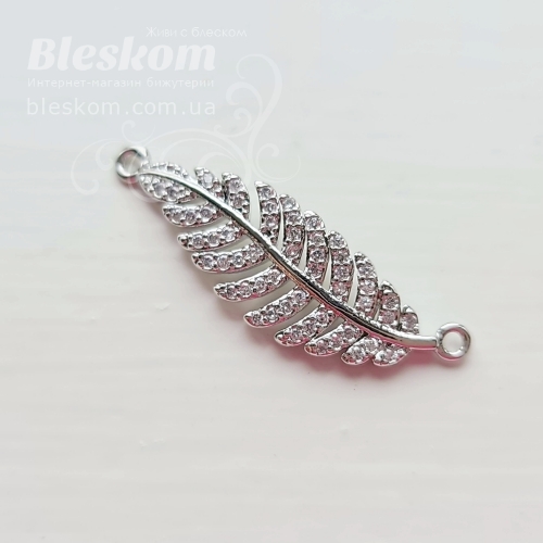 Конектор папороть, з фіанітами 30341