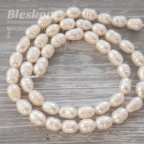 Жемчуг речной натуральный К6062