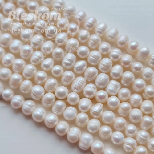 Жемчуг речной натуральный К6064