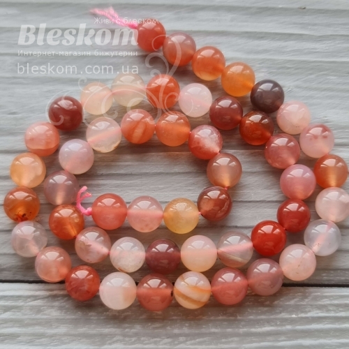 Агат круглый, натуральный, люкс К6076