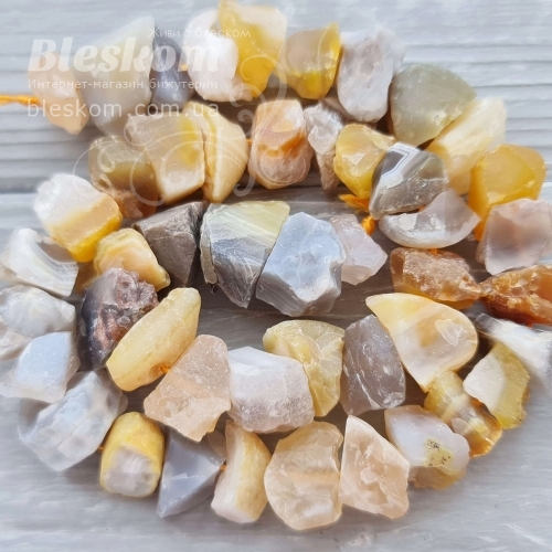 Агат, нешлифованный, натуральный К6089