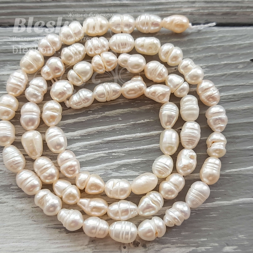 Перли річкові, натуральні, мілкий К6124