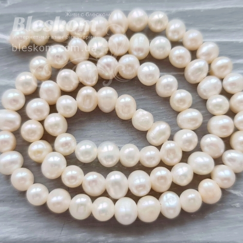 Перли річкові, натуральні, мілкий К6127