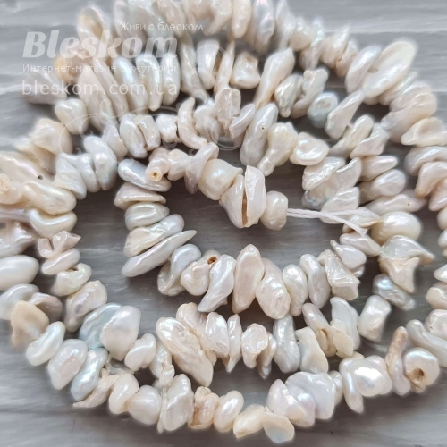 Перли річкові, натуральні, Бароко К6130