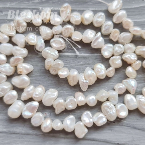 Перли річкові, натуральні, Бароко К6131