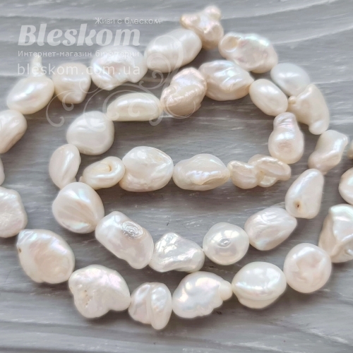 Перли річкові, натуральні, Бароко К6132