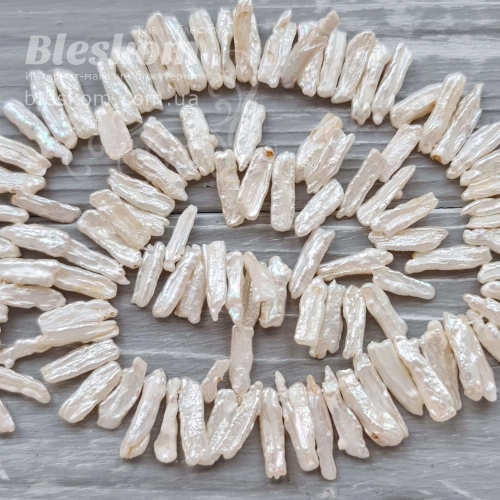 Перли річкові, натуральні, Бароко К6140