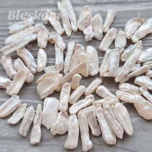 Перли річкові, натуральні, Бароко К6141