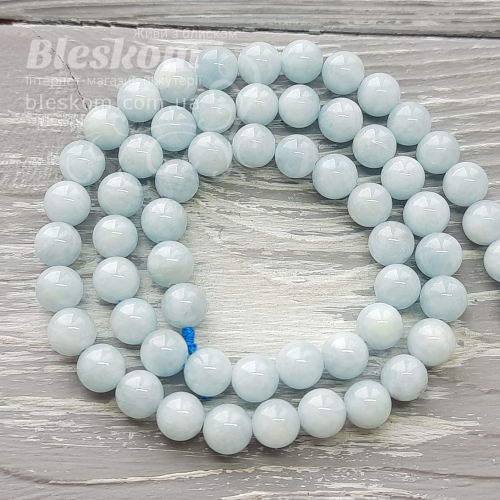 Аквамарин круглий, натуральний к3033