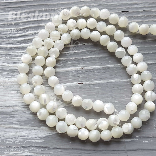 Перламутр круглий, натуральний К6174