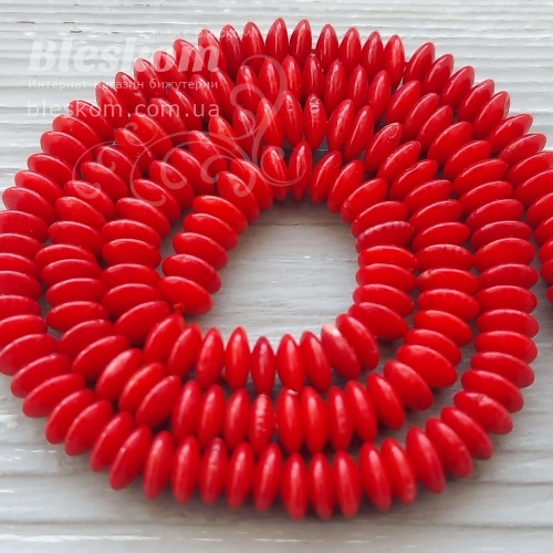 Корал рондель, натуральний К6231