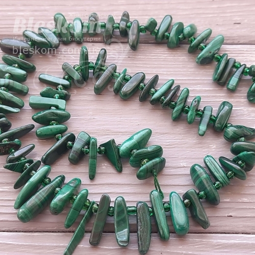 Малахіт палички, натуральний К3076