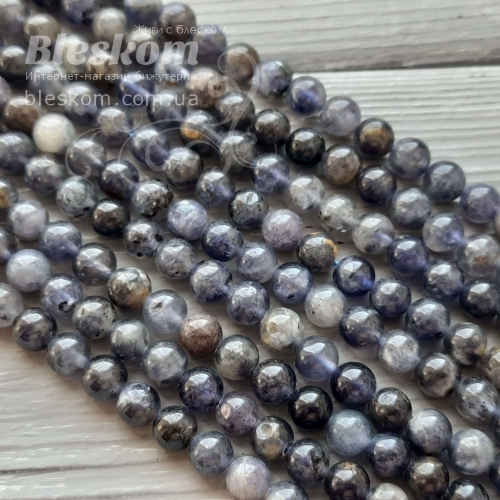 Іоліт круглий, натуральний К3078