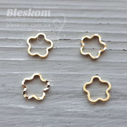 Підвіска квітка, гіпоалергенна сталь 30384