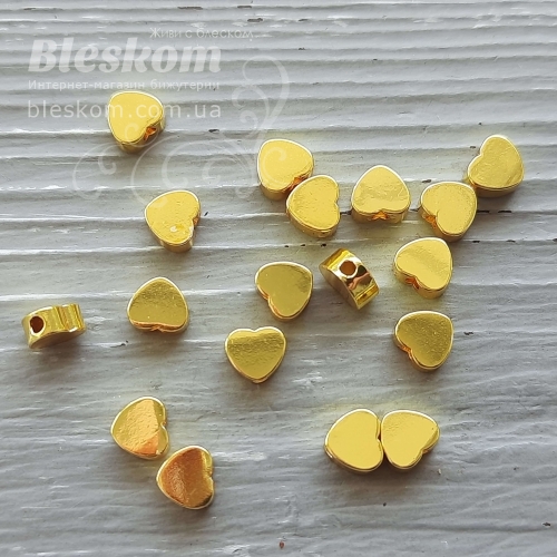 Намистина серце, гіпоалергенна сталь 30419