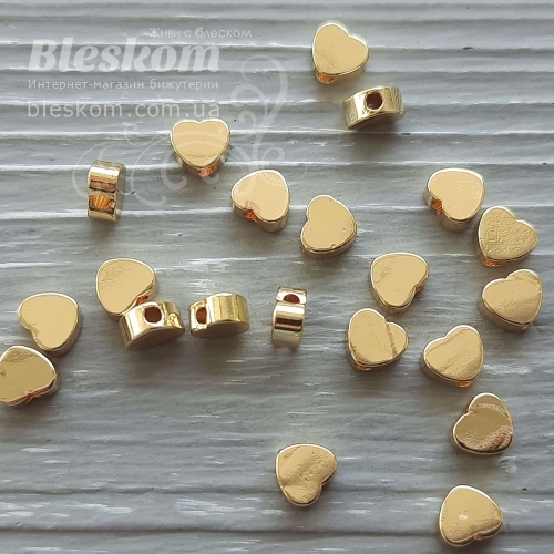 Намистина серце, гіпоалергенна сталь 30422