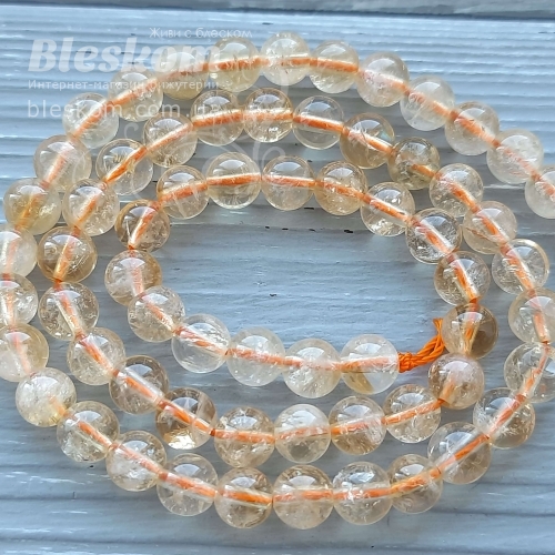 Цитрин круглий, натуральний К6241