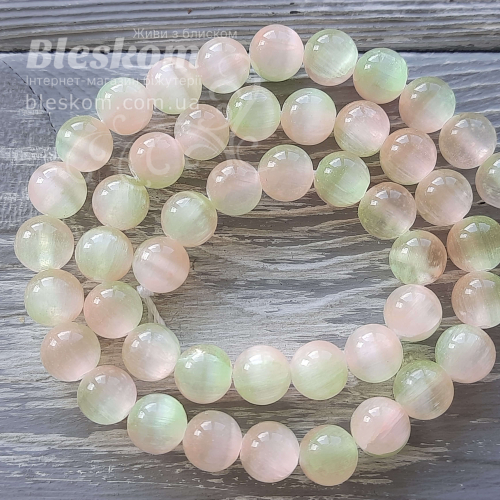 Селенит круглый, натуральный, люкс К6249