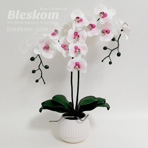 СВІТИЛЬНИК РУЧНОЇ РОБОТИ  Ніжна Орхідея c-5
