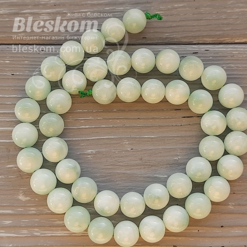 Ангеліт зелений, круглий, натуральний К3095