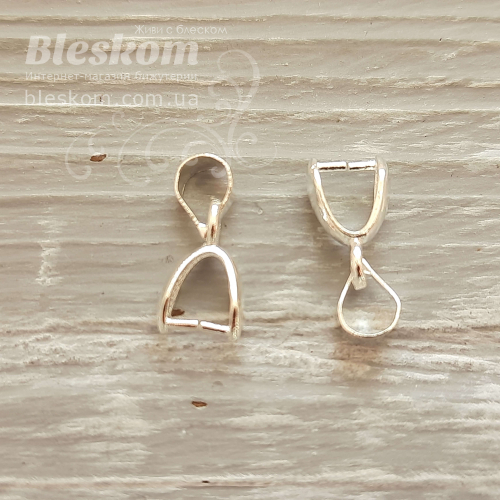 Тримач для кулона, гіпоалергенна сталь 30450