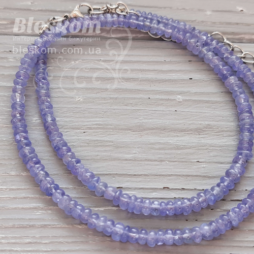 Танзаніт рондель, натуральний К3116