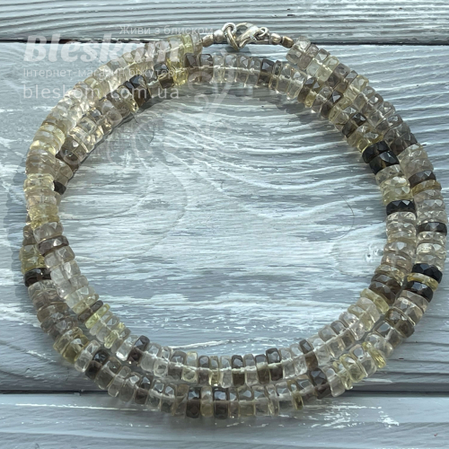 Раухтопаз, гранований, натуральний К3121