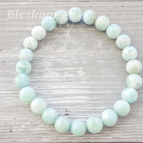 Ларимар, натуральний, браслет К3130