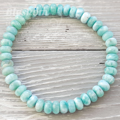 Ларимар, натуральний, браслет К3135