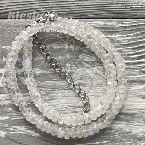 Місячний камінь, гранований, натуральний К3139