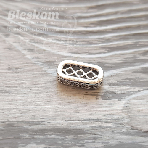 Роздільник з фіанітами на 3 отвори 30462