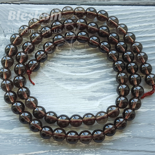 Раухтопаз, круглий, натуральний К3147