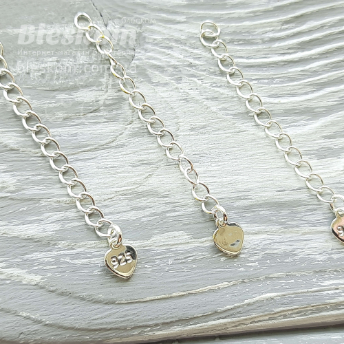 Ланцюжок із підвіскою, 6см, гіпоалергенний 30479