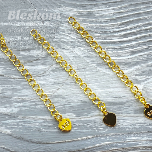 Ланцюжок із підвіскою, 5см, гіпоалергенний 30480