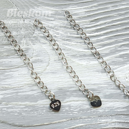 Ланцюжок із підвіскою, 6см, гіпоалергенний 30481