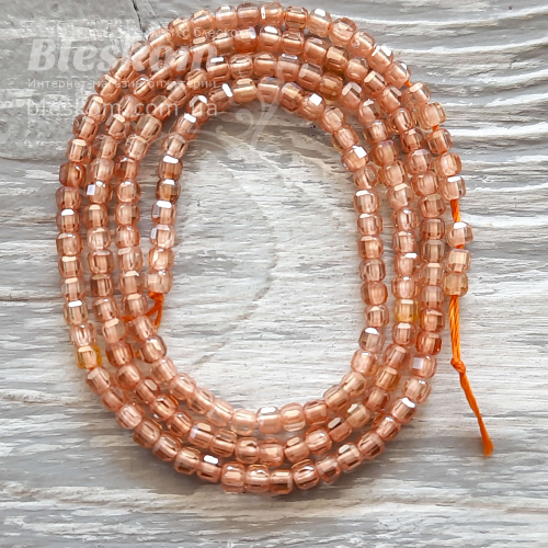 Циркон кубик, гранований, натуральний К3149