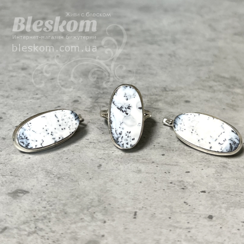 Комплект з Дендритового Агату с1056