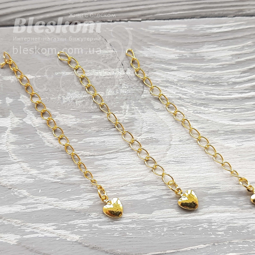 Ланцюжок із підвіскою, 6см, гіпоалергенний 30486