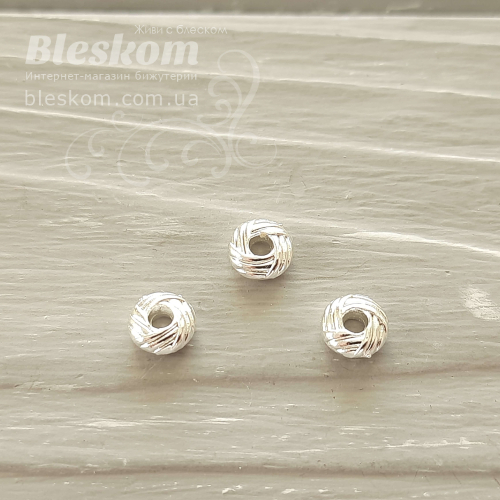 Намистина, гіпоалергенна сталь, упаковка 30491