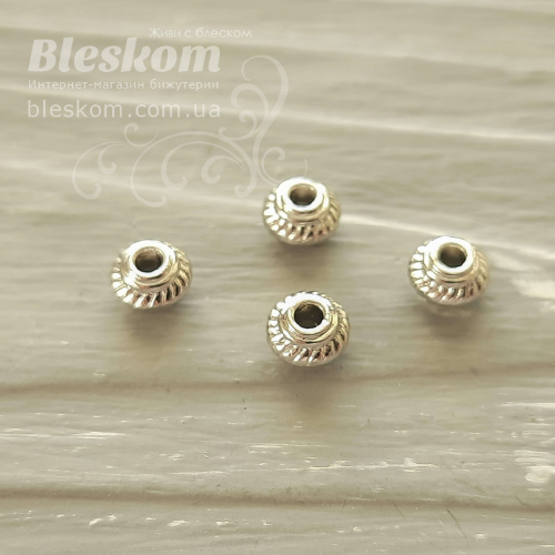 Намистина, гіпоалергенна сталь, упаковка 30494