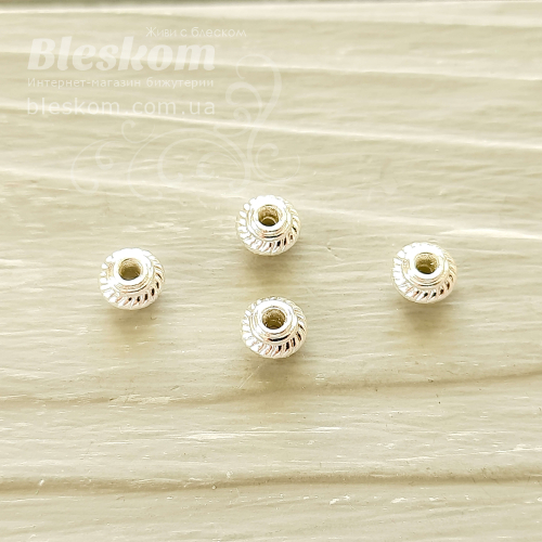 Намистина, гіпоалергенна сталь, упаковка 30496