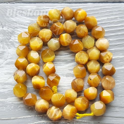 Тигровый глаз, граненый, натуральный К6334