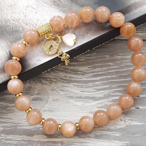 Браслет из солнечного камня 1-492