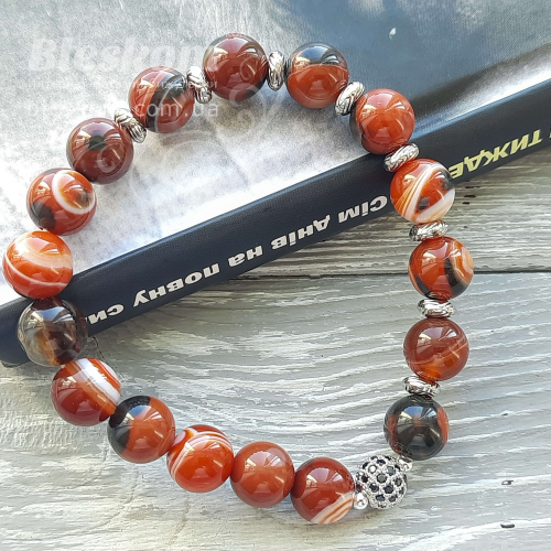 Браслет из агата 1-498